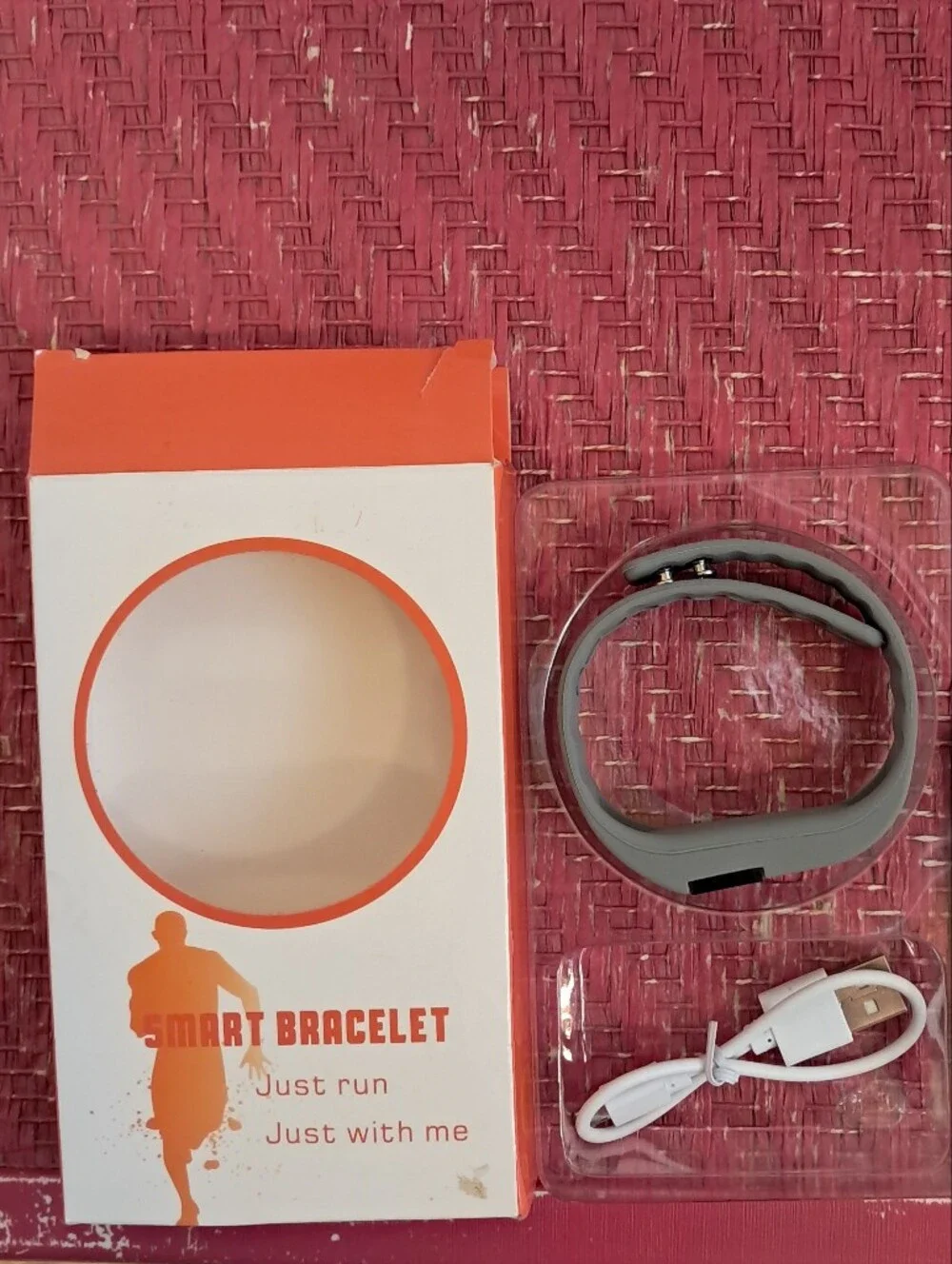 Gray Smart Bracelet Fitness Tracker